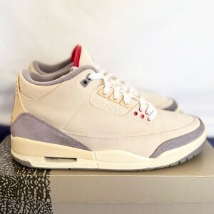AUTHENTIC Jordan 3 Retro Muslin size 11 DH7139-100 2022 PRE-OWNED W/ OG BOX